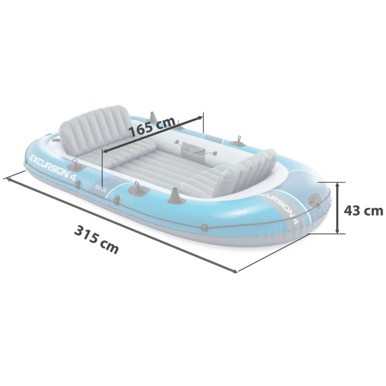 Ponton Excursion 4 Set 315 × 165 × 43 Cm Intex 68324 · 66324 6