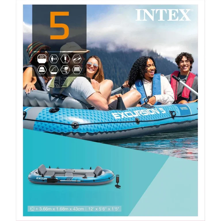 Ponton Excursion 5 Set 366 × 168 × 43 Cm Intex 68325 · 66325 5