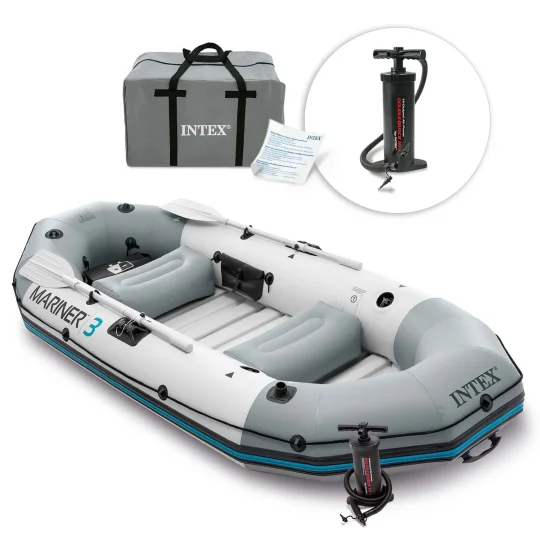 Ponton Mariner 3 S Veslima I Pumpom 297 × 127 × 46 Cm Intex 68373 1