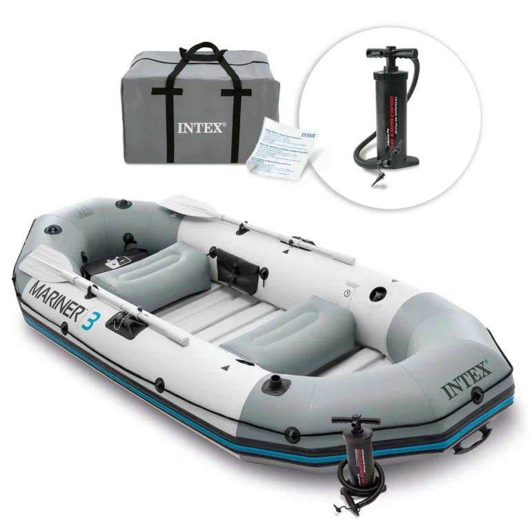 Ponton Mariner 3 S Veslima I Pumpom 297 × 127 × 46 Cm Intex 68373 1