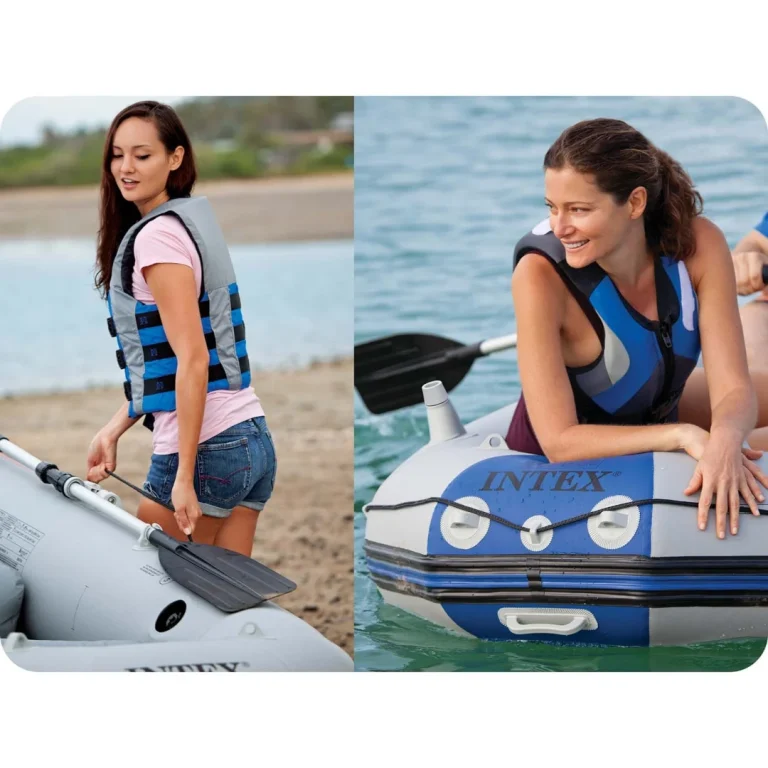 Ponton Mariner 3 S Veslima I Pumpom 297 × 127 × 46 Cm Intex 68373 8