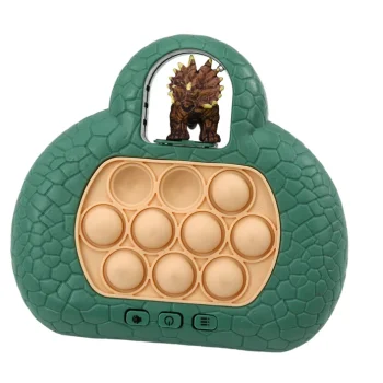 Pop It Dinosaur Arkadna Igraća Konzola 4 Načina Igre Zelena 3
