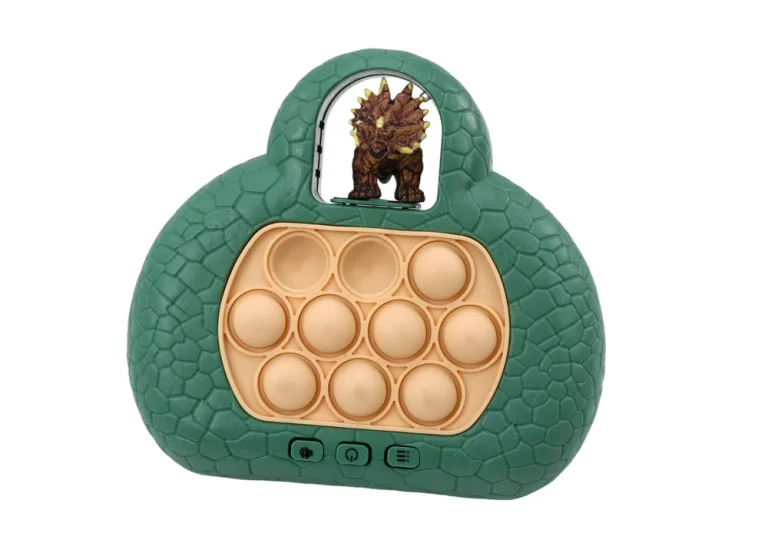 Pop It Dinosaur Arkadna Igraća Konzola 4 Načina Igre Zelena 3