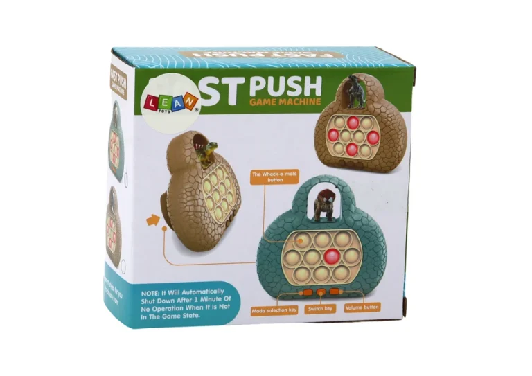 Pop It Dinosaur Arkadna Igraća Konzola 4 Načina Igre Zelena 4