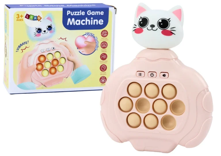 Pop It Kitty Igra Ružičasta Arkadna Konzola Vibracijska Senzorska Podloga 1