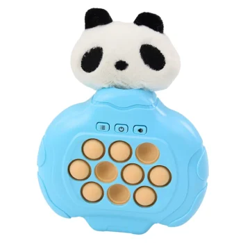 Pop It Panda Igra Plišana Plava Arkadna Konzola S Vibracijama 2