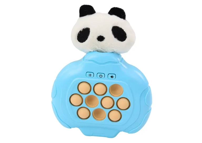 Pop It Panda Igra Plišana Plava Arkadna Konzola S Vibracijama 2