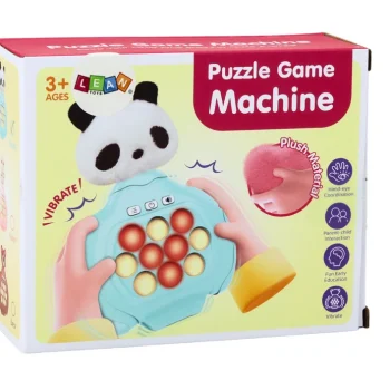 Pop It Panda Igra Plišana Plava Arkadna Konzola S Vibracijama 3