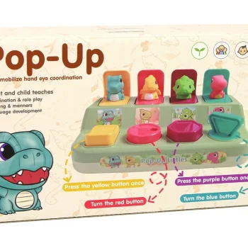 Pop Up Igračka Za Spretnost S Dinosaurima 5