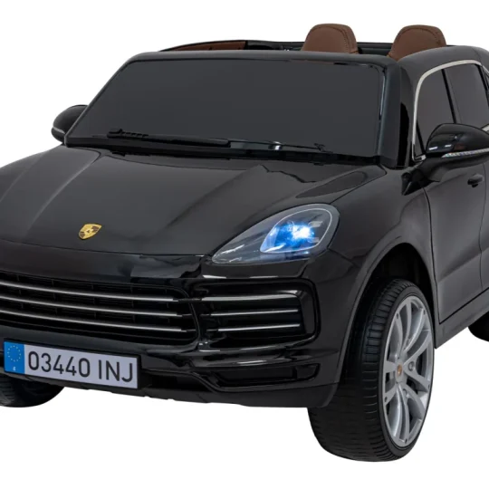 Porsche Cayenne S Dječja Autosjedalica Na Baterije Crna + Daljinski Upravljač + Spori Start + Eva 1