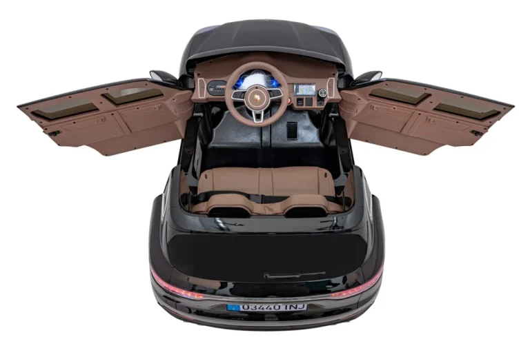Porsche Cayenne S Dječja Autosjedalica Na Baterije Crna + Daljinski Upravljač + Spori Start + Eva 10