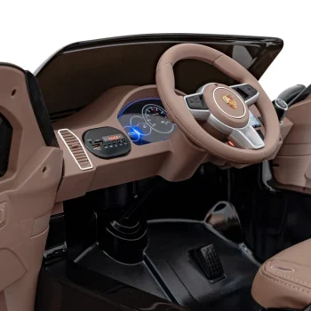 Porsche Cayenne S Dječja Autosjedalica Na Baterije Crna + Daljinski Upravljač + Spori Start + Eva 11