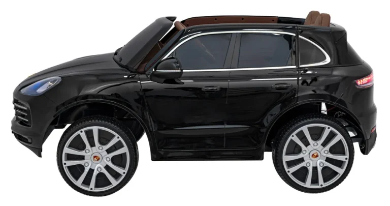 Porsche Cayenne S Dječja Autosjedalica Na Baterije Crna + Daljinski Upravljač + Spori Start + Eva 5