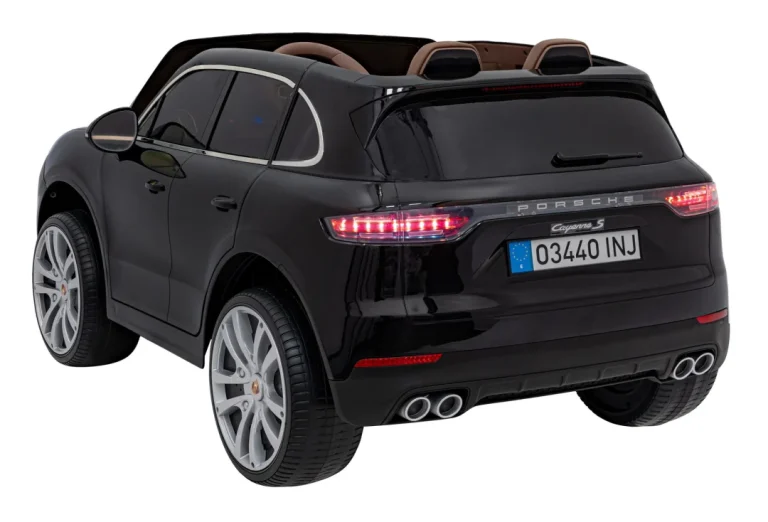 Porsche Cayenne S Dječja Autosjedalica Na Baterije Crna + Daljinski Upravljač + Spori Start + Eva 6