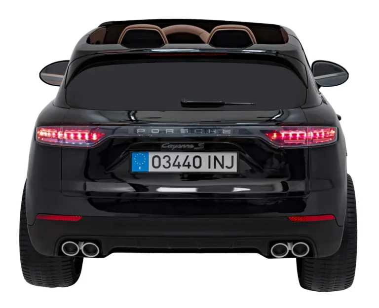 Porsche Cayenne S Dječja Autosjedalica Na Baterije Crna + Daljinski Upravljač + Spori Start + Eva 7