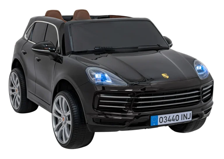 Porsche Cayenne S Dječja Autosjedalica Na Baterije Crna + Daljinski Upravljač + Spori Start + Eva 9