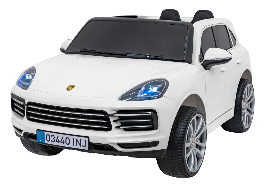 Porsche Cayenne S Dječji Autosjedalica Na Baterije Bijela Suv + Daljinski Upravljač 1