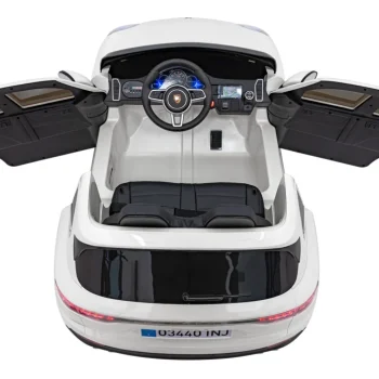 Porsche Cayenne S Dječji Autosjedalica Na Baterije Bijela Suv + Daljinski Upravljač 10