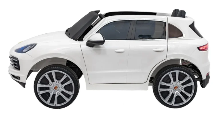 Porsche Cayenne S Dječji Autosjedalica Na Baterije Bijela Suv + Daljinski Upravljač 5