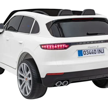 Porsche Cayenne S Dječji Autosjedalica Na Baterije Bijela Suv + Daljinski Upravljač 6
