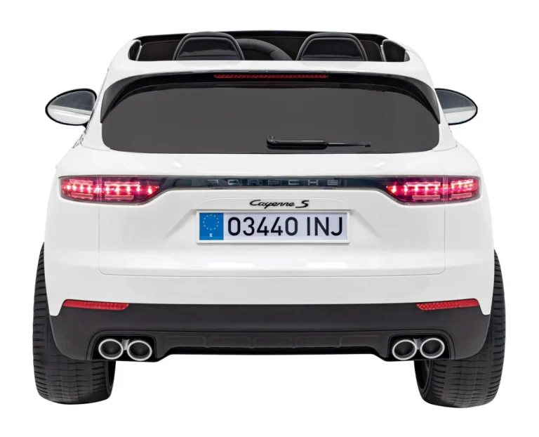 Porsche Cayenne S Dječji Autosjedalica Na Baterije Bijela Suv + Daljinski Upravljač 7