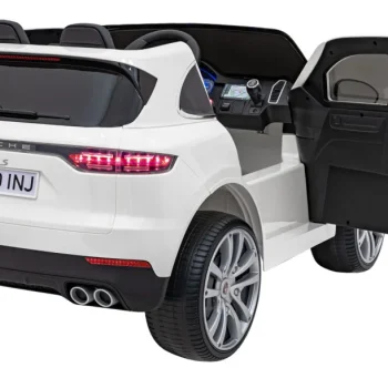 Porsche Cayenne S Dječji Autosjedalica Na Baterije Bijela Suv + Daljinski Upravljač 8