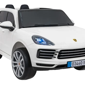 Porsche Cayenne S Dječji Autosjedalica Na Baterije Bijela Suv + Daljinski Upravljač 9