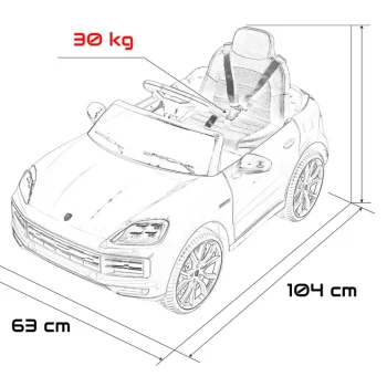Porsche Cayenne Plavo Vozilo 2