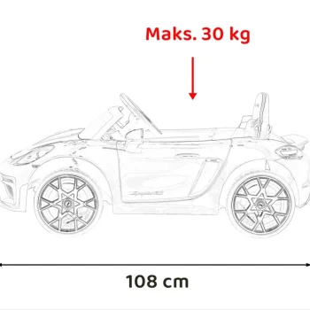 Porsche Spyde Rs 718 Ružičasto Mp4 Vozilo 3