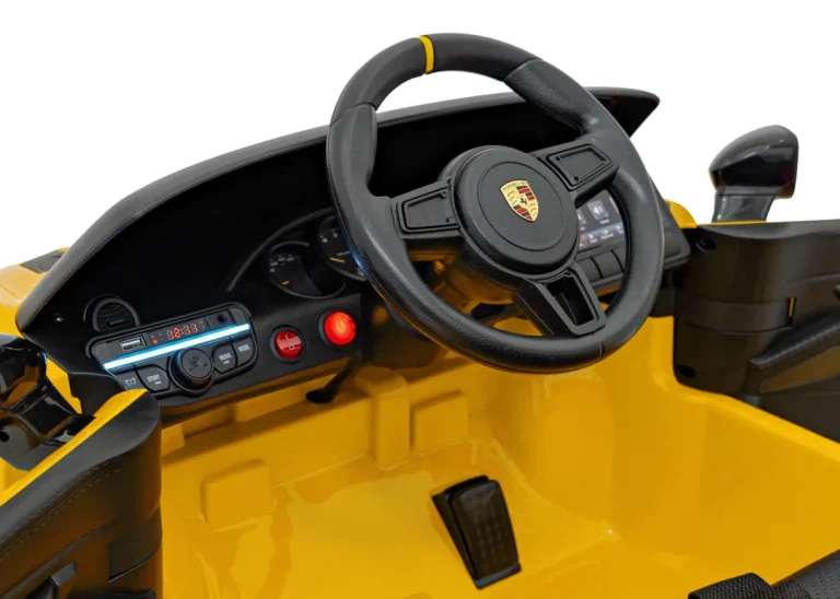 Porsche Spyder Rs 718 Na Akumulator, žuti 12