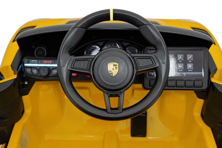 Porsche Spyder Rs 718 Na Akumulator, žuti 15