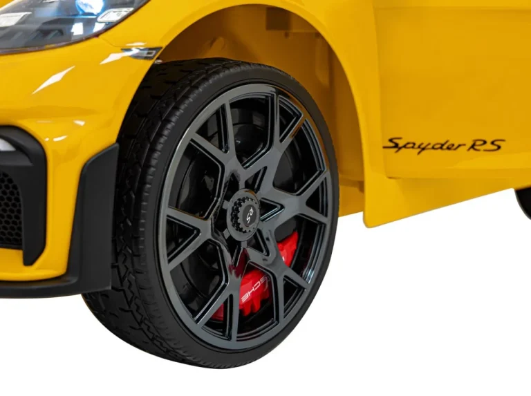 Porsche Spyder Rs 718 Na Akumulator, žuti 19