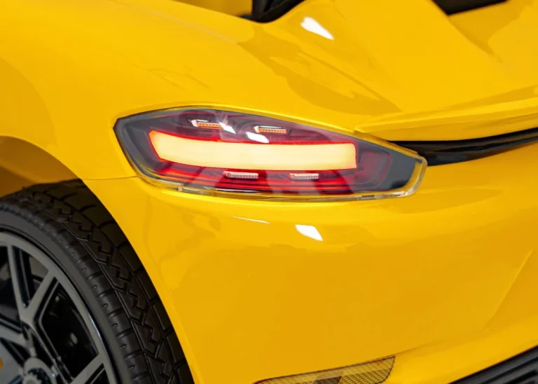 Porsche Spyder Rs 718 Na Akumulator, žuti 21