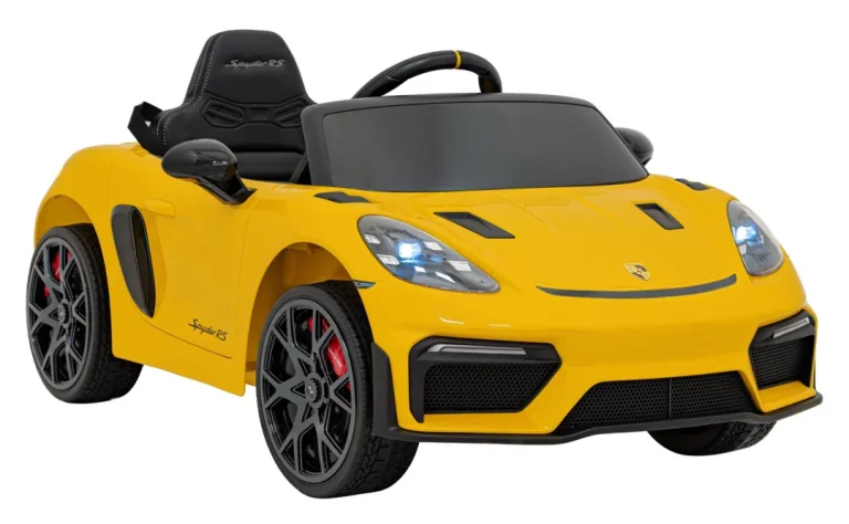 Porsche Spyder Rs 718 Na Akumulator, žuti 5