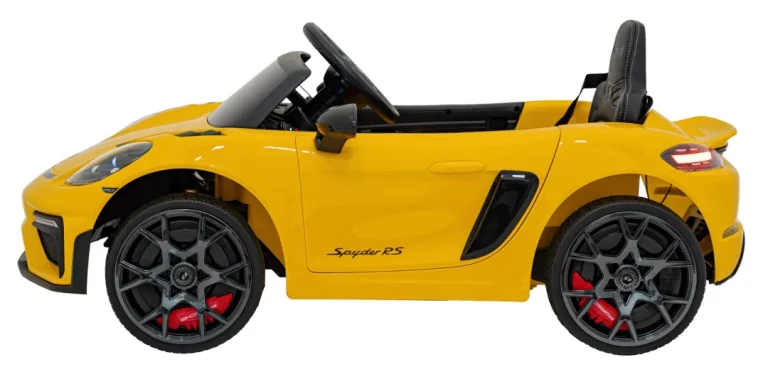 Porsche Spyder Rs 718 Na Akumulator, žuti 6