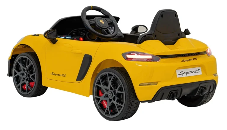 Porsche Spyder Rs 718 Na Akumulator, žuti 7