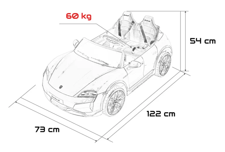 Porsche Taycan Turbo S Crveno Vozilo 2