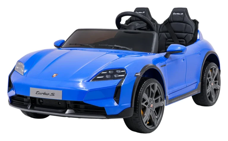 Porsche Taycan Turbo S Plavo Vozilo 1