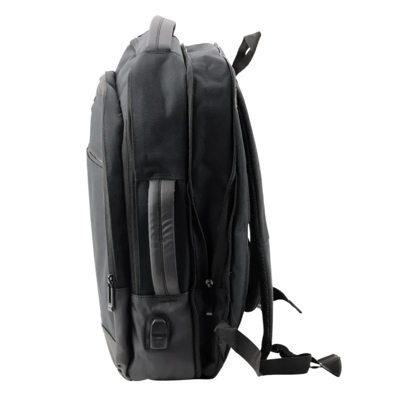 Poslovni Ruksak S Usb Džepom Za Laptop, Crni, 16l, 45cm 2