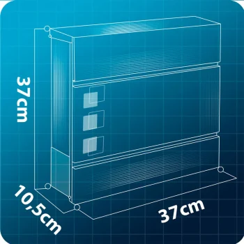 Poštanski Sandučić Humberg Hm 863, Antracit, 37 × 37 × 10,5 Cm 10
