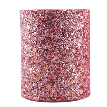 Posuda Za Kistove I Pribor, Ružičasta S Glitterom 3