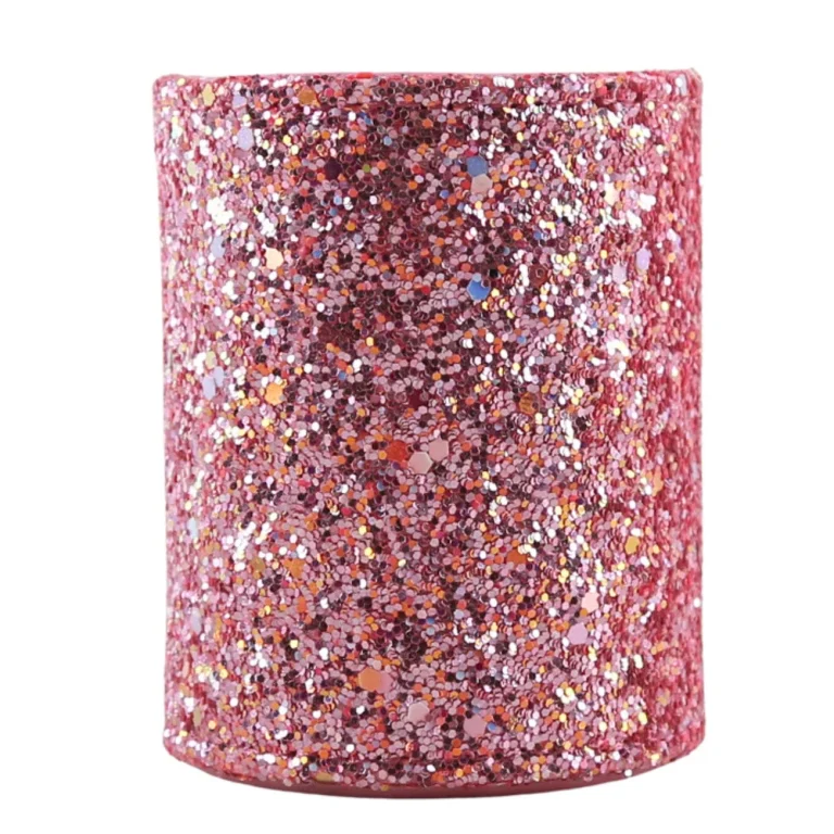 Posuda Za Kistove I Pribor, Ružičasta S Glitterom 3