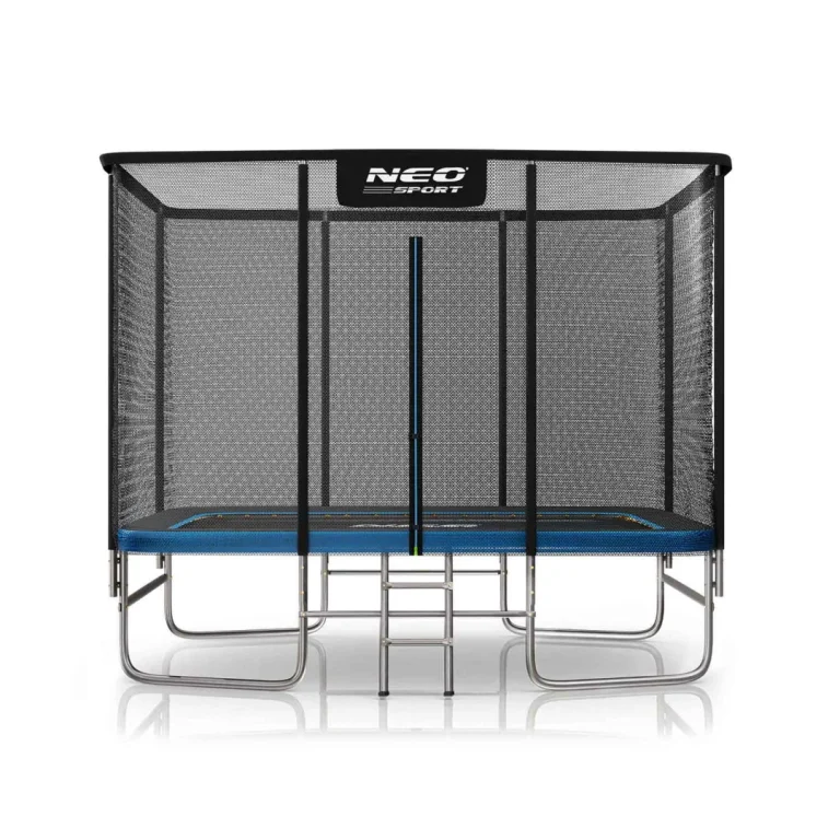Pravokutni Vrtni Trampolin Neo Sport 305 × 213 Cm, 10 × 7 Ft, Vanjska Mreža I Ljestve 15