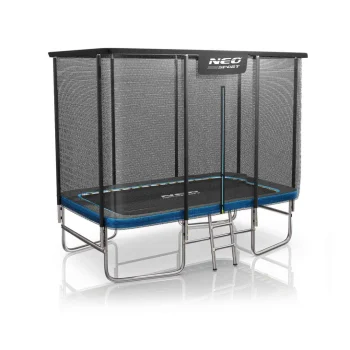 Pravokutni Vrtni Trampolin Neo Sport 305 × 213 Cm, 10 × 7 Ft, Vanjska Mreža I Ljestve 2