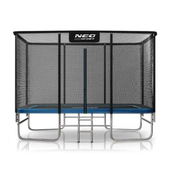 Pravokutni Vrtni Trampolin Neo Sport, 366 × 244 Cm (12 × 8 Ft), Vanjska Mreža I Ljestve 15