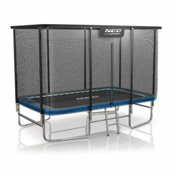 Pravokutni Vrtni Trampolin Neo Sport, 366 × 244 Cm (12 × 8 Ft), Vanjska Mreža I Ljestve 2