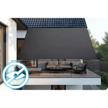 Pravokutno Jedro Za Sjenu 3x4m Plonos Pl 885 Sivo 5