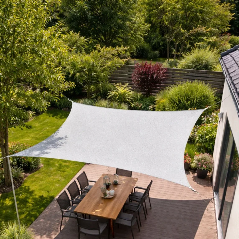 Pravokutno Vrtno Sunčano Jedro Sivo 300 × 400 Cm 7