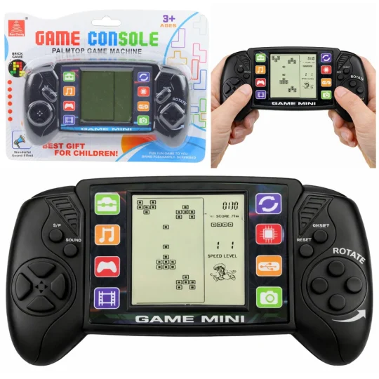 Prijenosna Lcd Elektronička Igraća Konzola Tetris Crna 1