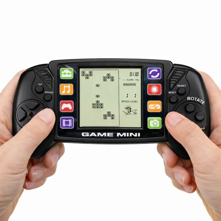 Prijenosna Lcd Elektronička Igraća Konzola Tetris Crna 3